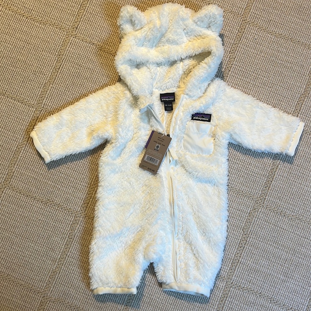 Newborn fleece onsie